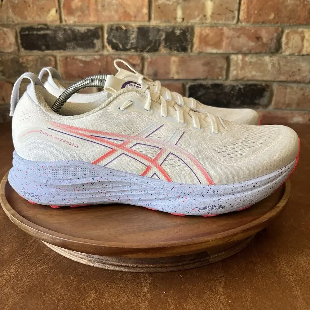 ASICS GEL-Kayano 32 Supportive Mens 11 Cream Purple Tokyo Running Shoes Sneakers - Picture 11 of 16